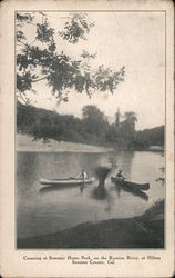 Canoeing at Summer Home Park, on the Russian River Hilton, CA Postcard Postcard Postcard