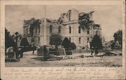 Cout House after the Eartquake April 18, 1906 Santa Rosa, CA Postcard Postcard Postcard