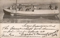 San Francisco Fishing Boat Postcard