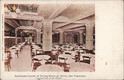 Northwest Corner of Dining Room at Tait's Postcard