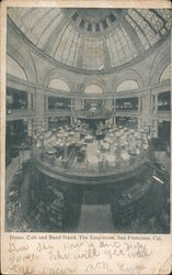 Dome, Cafe and Band Stand. The Emporium San Francisco, CA Postcard Postcard Postcard