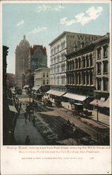 Kearney Street, looking West from Post Street Postcard