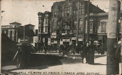 Franklin Hall Filmore St. taken April 20th 06 San Francisco, CA Postcard Postcard Postcard