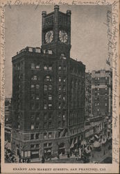 Kearney and Market Streets San Francisco, CA Postcard Postcard Postcard