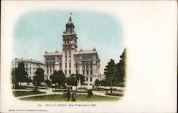 Hall of Justice San Francisco, CA Postcard Postcard Postcard