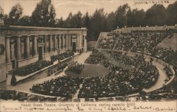 Hearst Greek Theatre, University of California, seating capacity 8000 Berkeley, CA Postcard Postcard Postcard