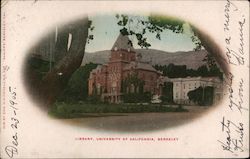 Library, University of California, Berkeley Postcard Postcard Postcard