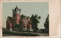 High School Fresno, CA Postcard Postcard Postcard