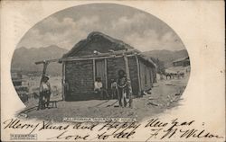 California Indians at Home Postcard