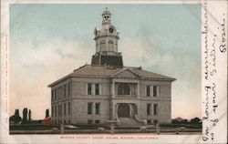 Madera County Court House Postcard