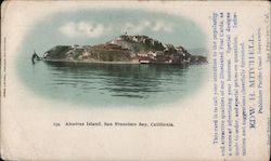 Alcatraz Island, San Francisco Bay Postcard