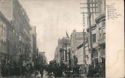 Market Street Looking North, Flood of March 1907 Postcard