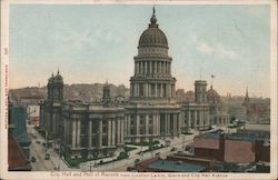 City Hall and Hall of Records San Francisco, CA Postcard Postcard Postcard