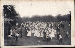 May Party - Central Park - Children Dancing Around Maypole New York, NY Postcard Postcard Postcard