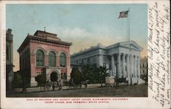 Hall of Records and County Court House, Formerly the State Capitol Postcard