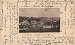 View of South Sonora Tuolumne County Sonoma, CA Postcard Postcard Postcard