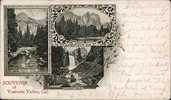 Souvenir of Yosemite Valley, CA California Postcard Postcard Postcard