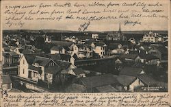 Section of Watsonville, looking West California Postcard Postcard Postcard