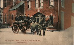 Engine Co. No. 14 Cor. Putnam and Amherst Sts Postcard