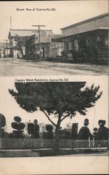 Street View and Captain Walsh Residence Postcard