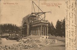 Reconstructing the Music Stand, Golden Gate Park Postcard