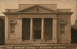 First Baptist Church Postcard