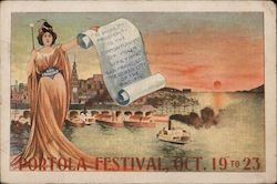 Portola Festival Oct. 19 to 23 Postcard