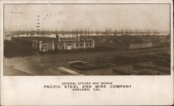 General Office and Works Pacific Steel and Wire Company Postcard