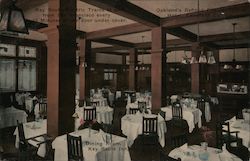 Dining Room, Key Route Inn Oakland, CA Postcard Postcard Postcard