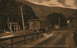 Entrance to Fernbrook Park Postcard