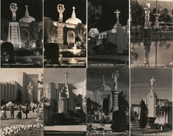 Lot of 6: GGIE Expo Views, Statues San Francisco, CA 1939 San Francisco Exposition Postcard Postcard Postcard