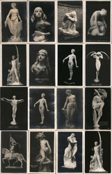 Lot of 16: PPIE Sculptures and Statues #2 San Francisco, CA 1915 Panama-Pacific International Exposition (PPIE) Postcard Postcar Postcard