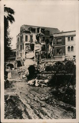 Arlington Hotel Santa Barbara Quake Disasters Postcard Postcard Postcard