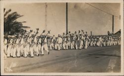 Military Parade Santa Barbara, CA Postcard Postcard Postcard