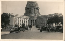 State Capitol Building, Rare View, Early Cards & Trucks Madison, WI Postcard Postcard Postcard