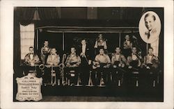 Columbia Broadcasting System - Huston Ray And His Orchestra the WABC Star Band Postcard