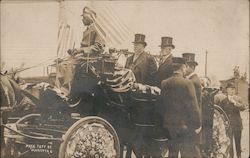 President Taft in His Carriage, 1912 Marietta, OH Postcard Postcard Postcard