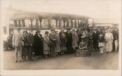 Lincoln Sightseeing Co. tour group at the Cliff House San Francisco, CA Postcard Postcard Postcard