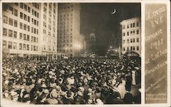 Xmas Eve concert 1911 at Lotta's Fountain Postcard