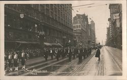 Parade on Market Street, 1922 Postcard