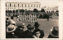 Marching in a parade Postcard