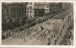 MIlitary parade Postcard