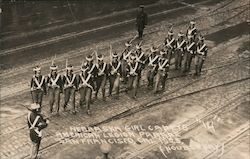 Nebraska Girl Cadets American Legion Parade 1923 San Francisco, CA Postcard Postcard Postcard