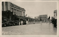 Halla Temple During Parade Postcard