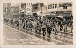 American Legion Parade Oct. 16, 1923 Postcard