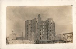 Street car and damaged brick building San Francisco, CA Postcard Postcard Postcard