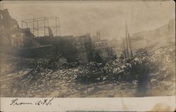 Rubble after the 1906 Earthquake and Fire San Francisco, CA Postcard Postcard Postcard