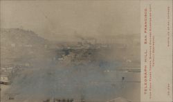 Telegraph Hill, View From Ferry Tower, Showing Chinese Quarters on Left, Totally Destoyed San Francisco, CA Postcard Postcard Postcard