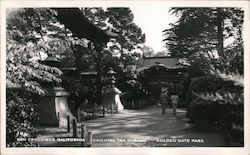 Oriental Tea Garden, Golden Gate Park San Francisco, CA Postcard Postcard Postcard