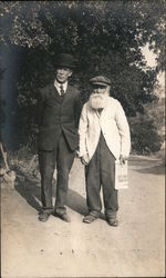 Two Men, Sutro Heights / Golden Gate Park? San Francisco, CA Postcard Postcard Postcard